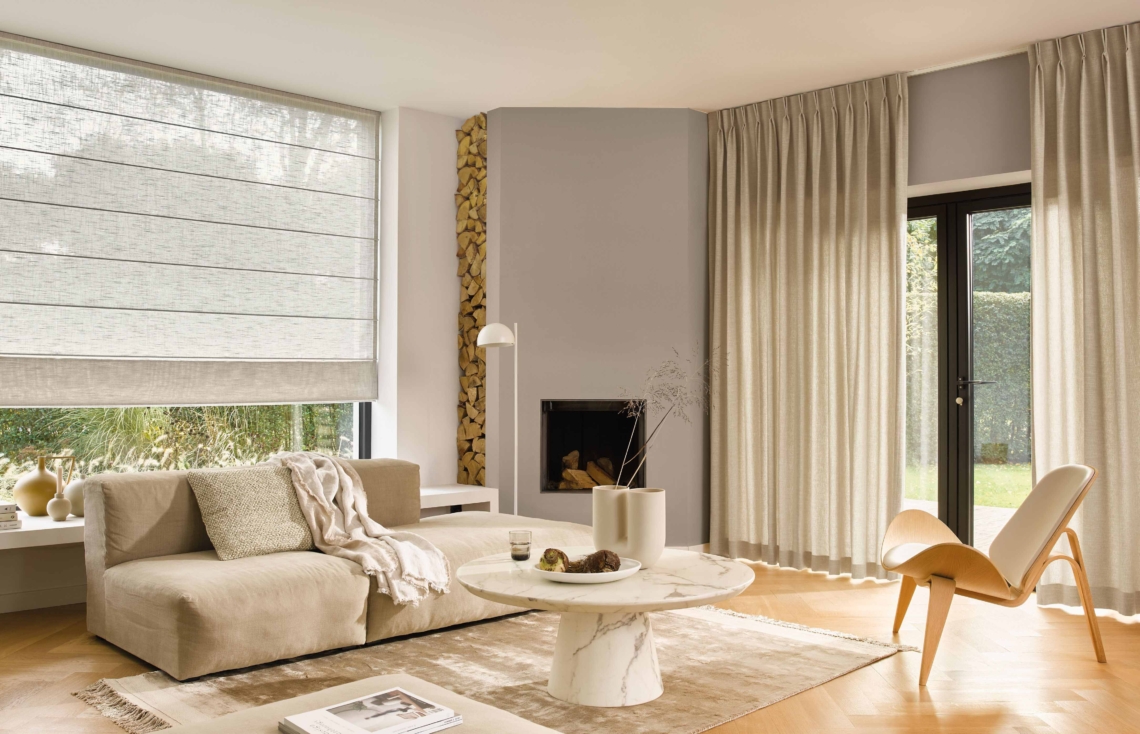 Huco Luxaflex Vouwgordijnen